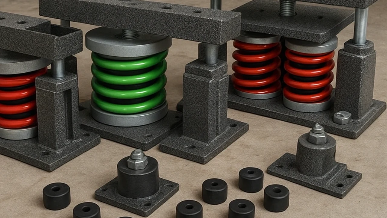 راهنمای جامع انتخاب لرزهگیر برای تجهیزات تهویه مطبوع: روشهای استاندارد ASHRAE